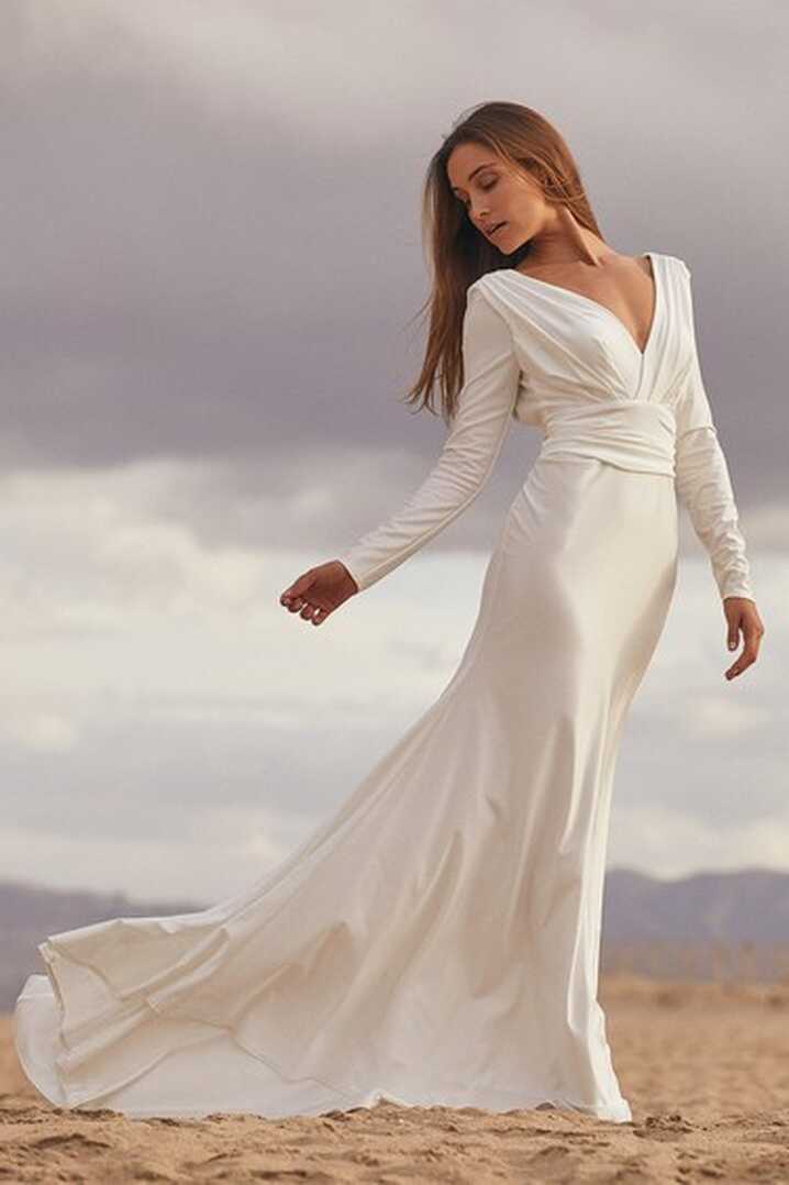 White Satin Maxi - Mermaid Maxi Dress - Satin Mermaid Maxi - Lulus