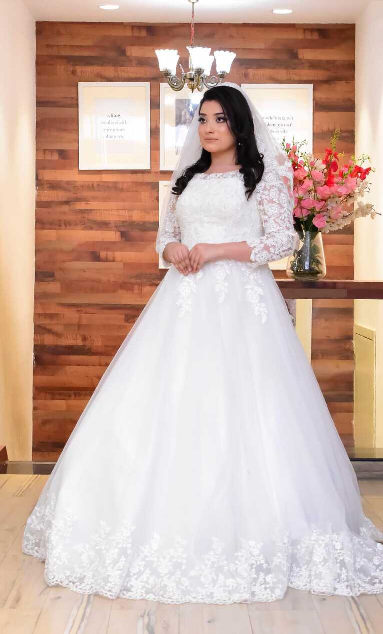 White White Christian Wedding Gown by HER CLOSET for rent online ...