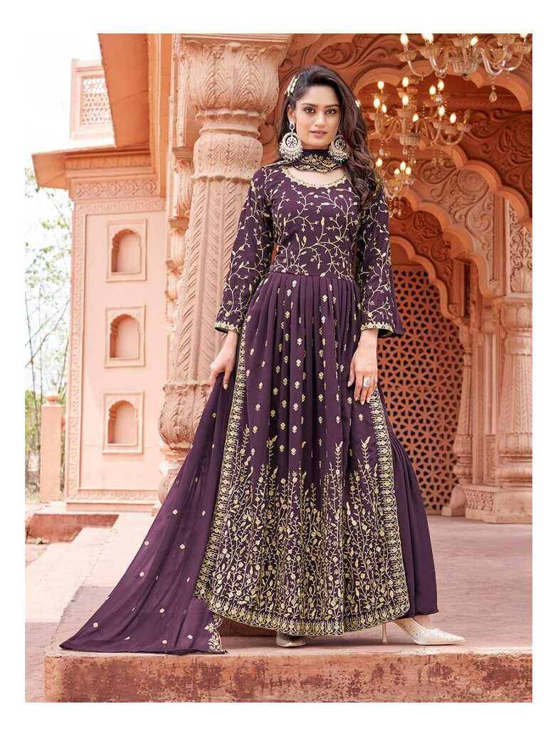 Wine Naira Cut Sharara Suit Online at Best Price - Rutbaa