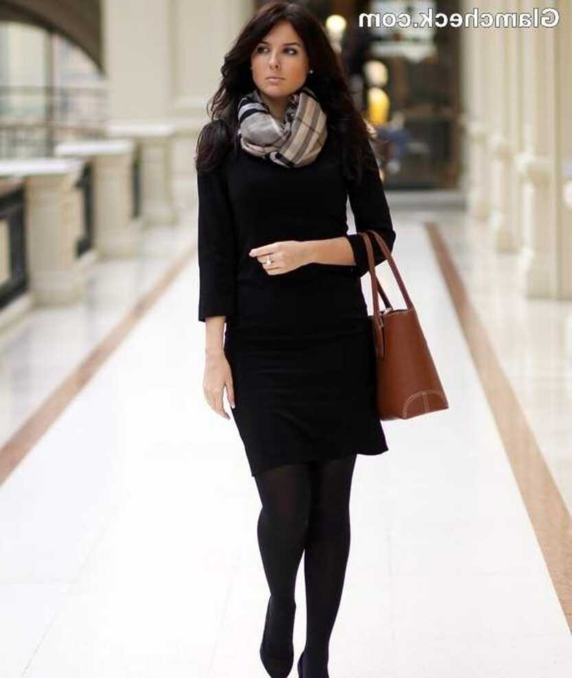 Winter Dress – How to Style an All-Black Winter Dress