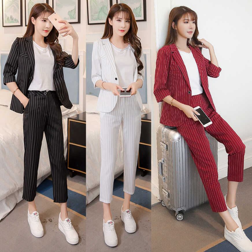 Women&#39;S Small Suit Fashion Temperament Korean Style Slim And Thin ...