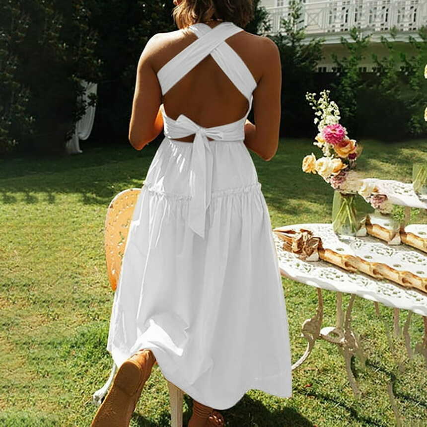 Women&#39;s Casual Long Sleeve Sundress - Elegant Spring &amp; Summer ...