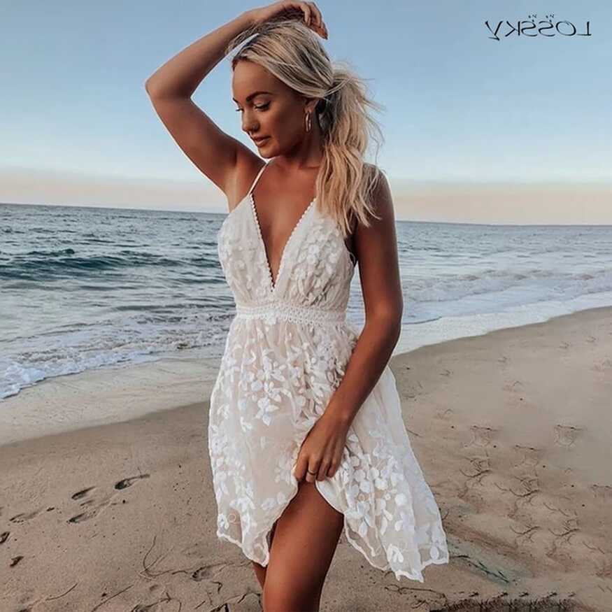 Women&#39;s White Dress Women&#39;s White Dress | White Beach Summer ...