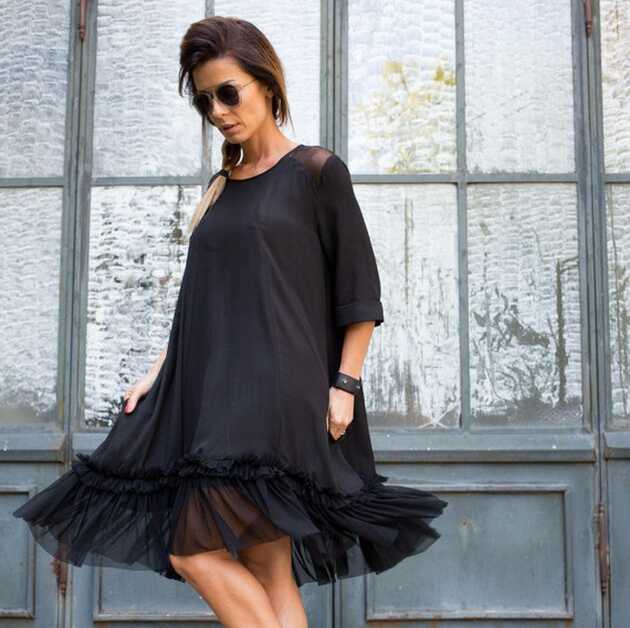 Women Dress, Plus Size Dress, Plus Size Clothing, Black Cocktail ...