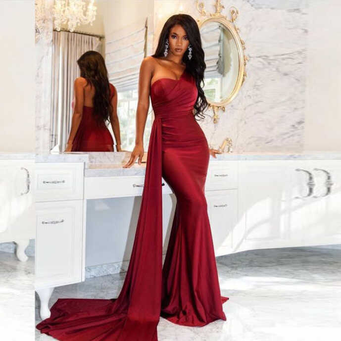 Women Fashion Red Sleeveless Lady Bodycon Long Evening Sexy Dress ...