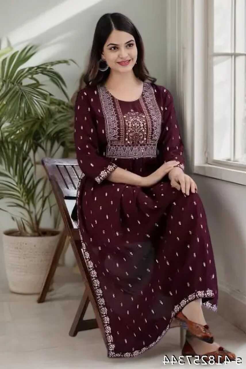 Women nayara cut kurtas , Women Straight Printed Kurti , NAIRA CUT ...