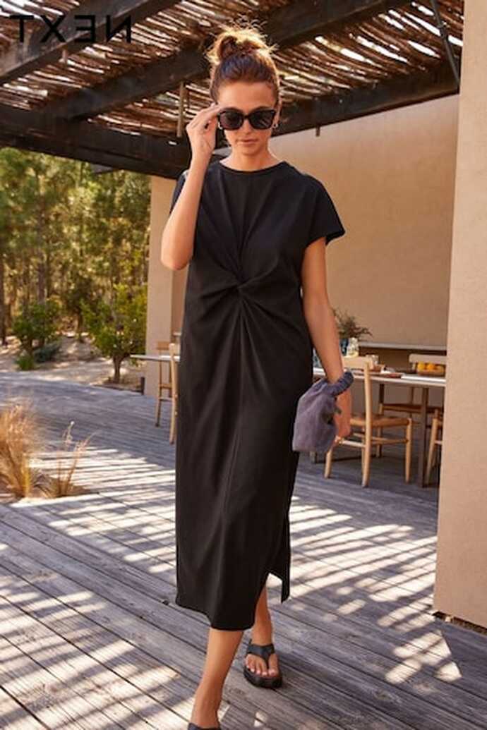 Womens Black Summer Dresses | Plain &amp; Printed Summer Dresses | Next