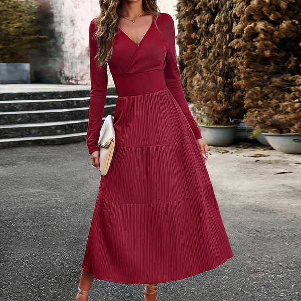 Womens Fall Dresses Long Sleeve Dresses 2023 Plus Size Outfits ...