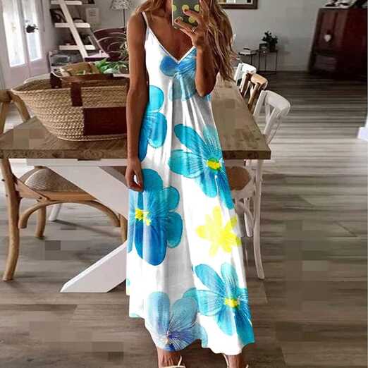 Womens Maxi Dresses for Summer Casual Beach Vacation Party Dress ...