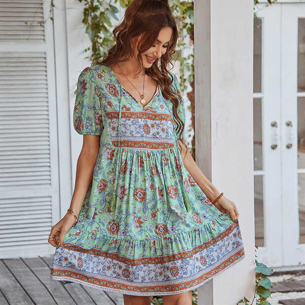 YWDJ Boho Dress for Women Casual Dresses for Women Summer Spring ...