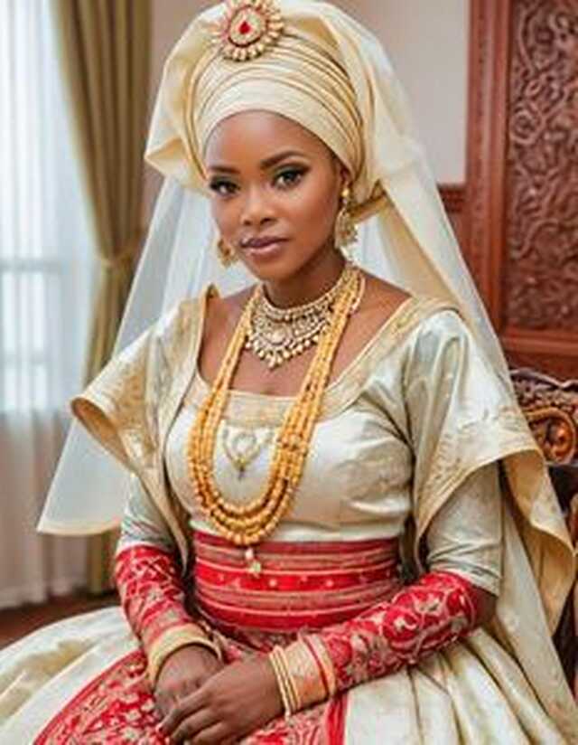 Yoruba Traditional Attire Engagement Face Swap ID:2149591