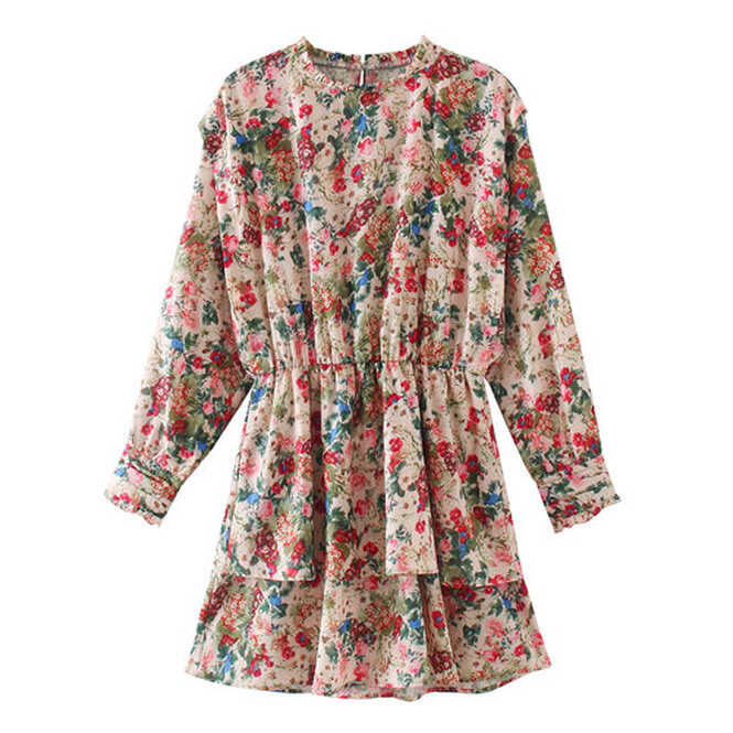 Zara Full Sleeves Printed Dress in Floral — UFO No More