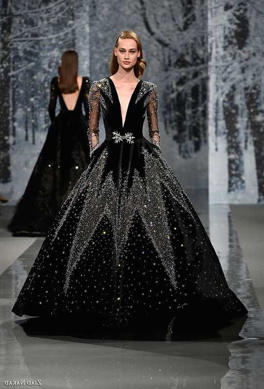 Ziad Nakad Couture Fall 2017 Dresses — “The Snow Crystal ...