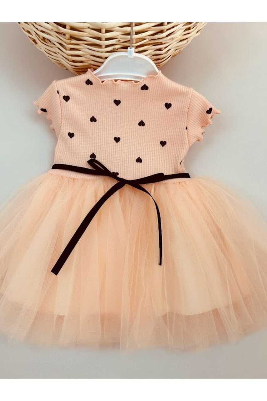 aryakids Baby Girl Polka Dot Tutu Summer Birthday Dress - Trendyol