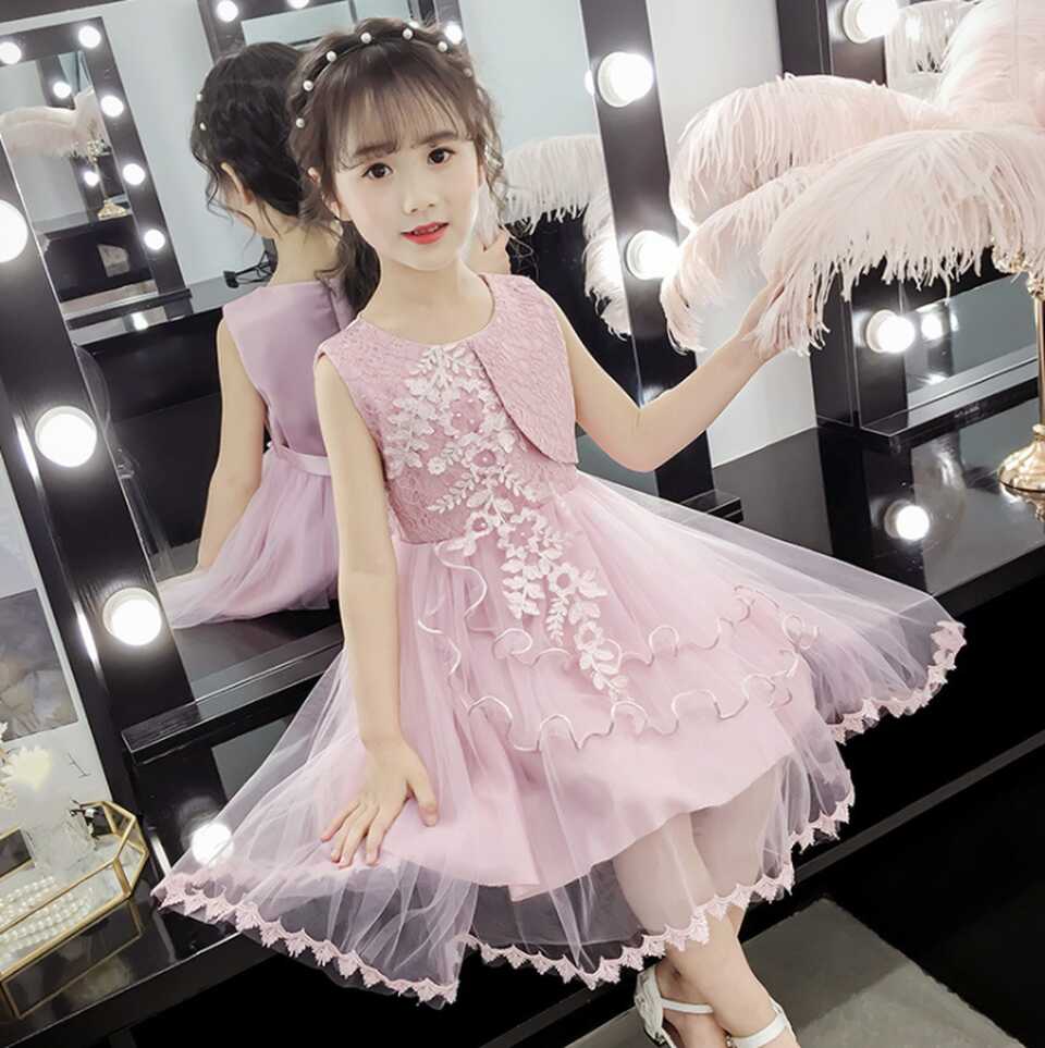 cy20294a Girl party wear western dress baby girl party dress ...