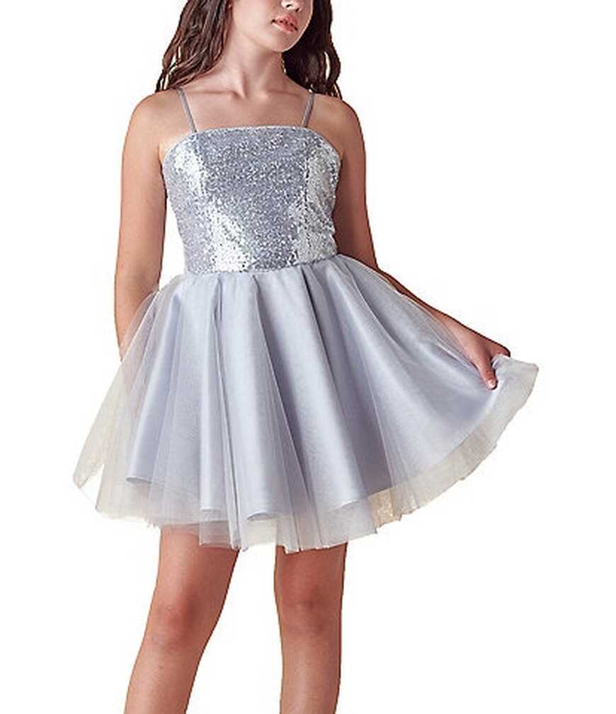 girls sequin dress: Girls&#39; Party Dresses | Dillard&#39;s