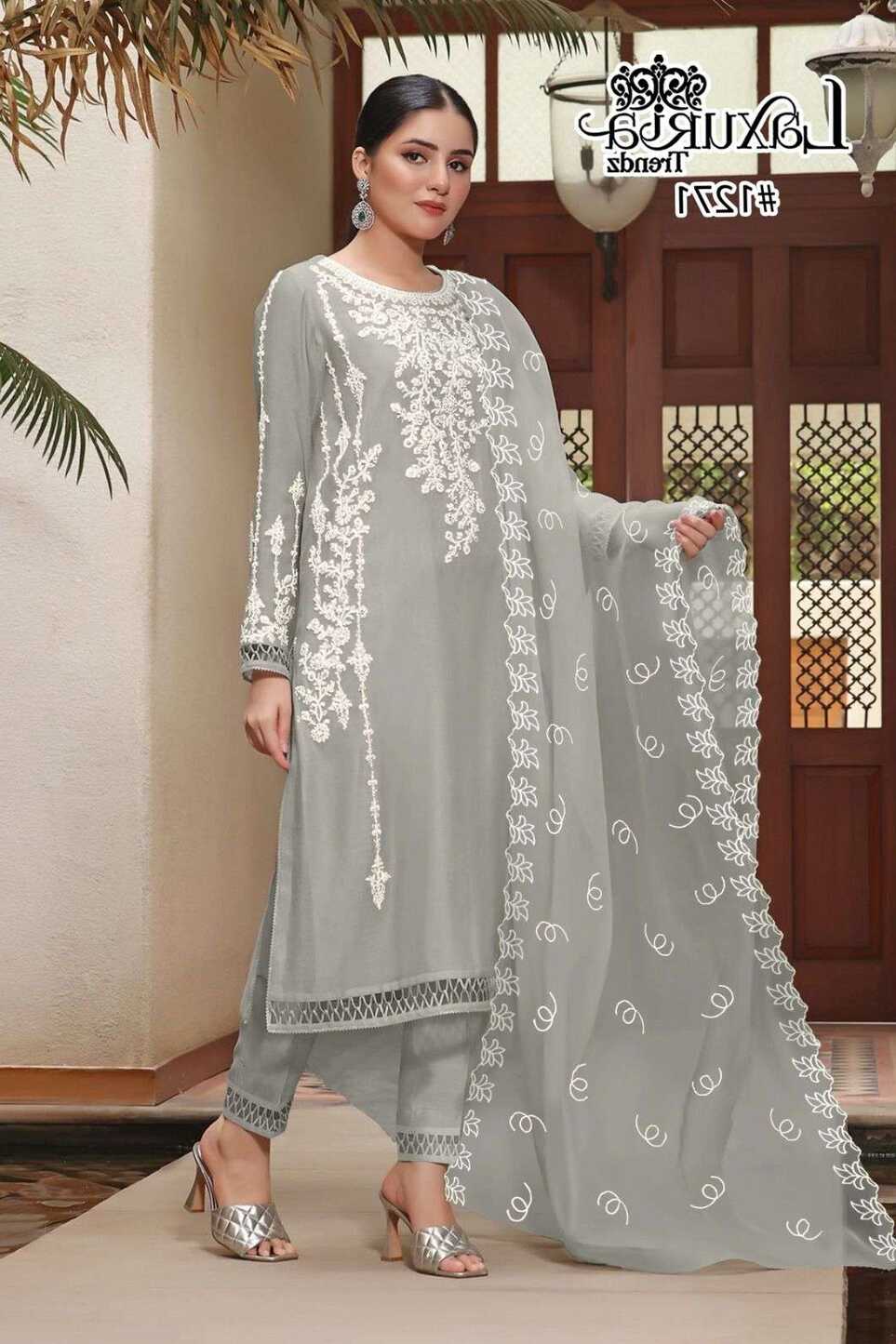 laxuria trendz 1271 series faux georgette designer pakistani ...