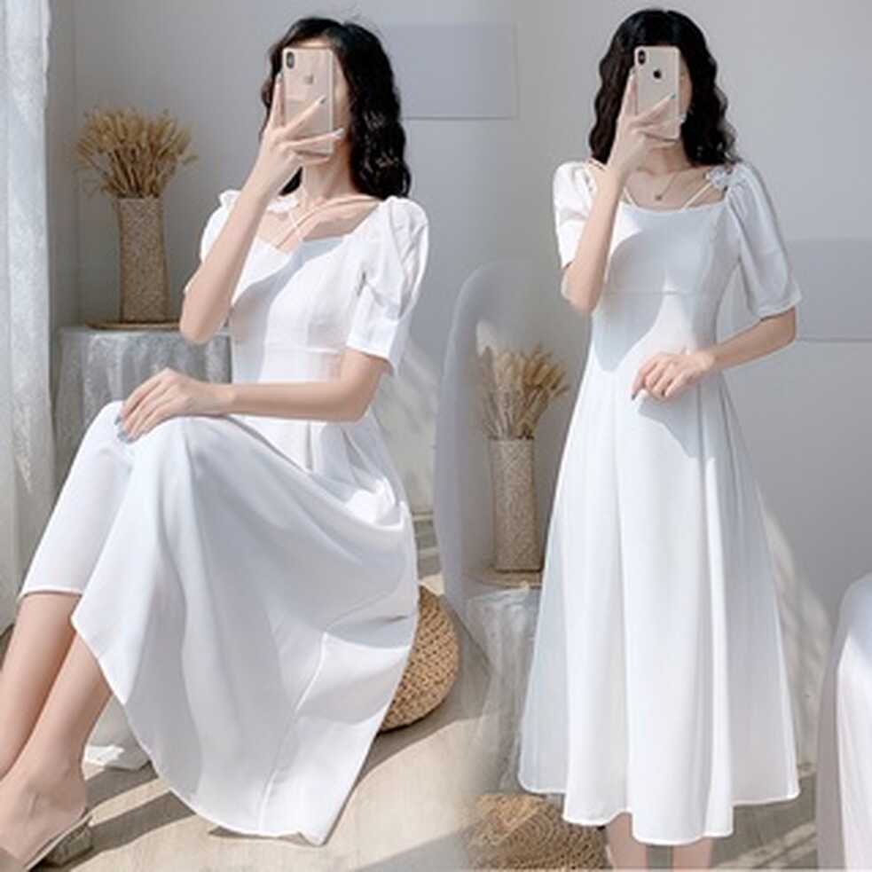 long dress white dress for woman casual dress plus size dress for ...