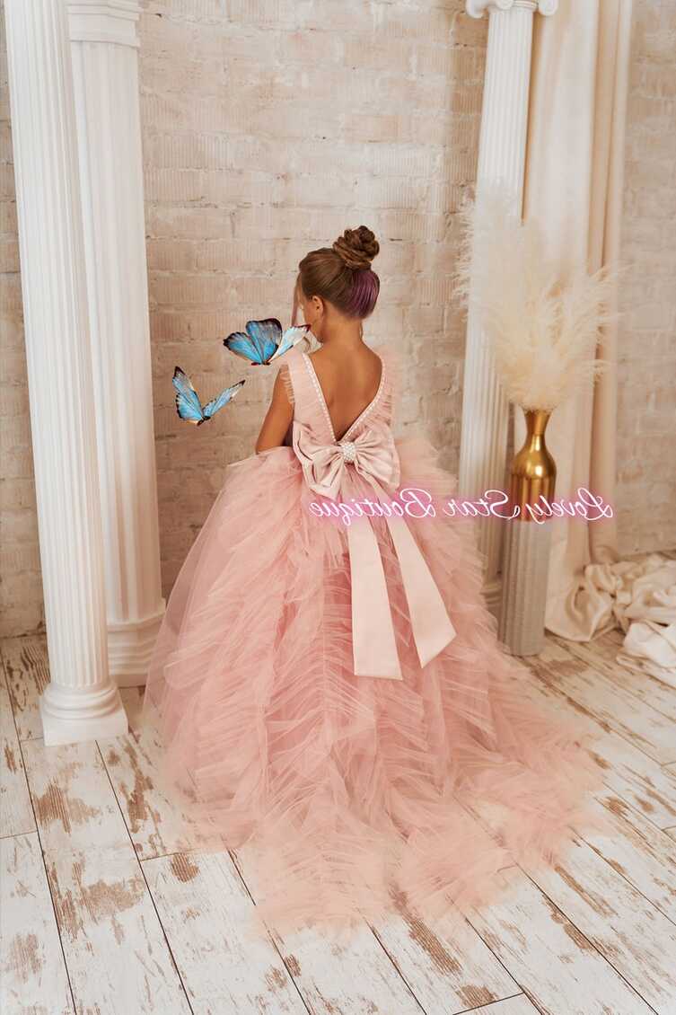 shops on clearance Tutu flower girl dress,Flower girl dress tulle ...