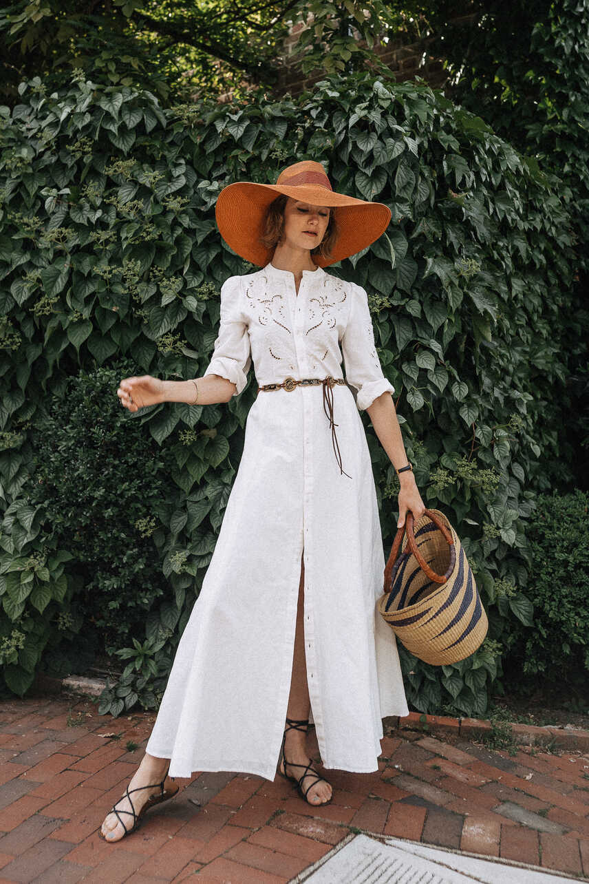 the white maxi dress I&#39;m packing for summer vacation - District of ...