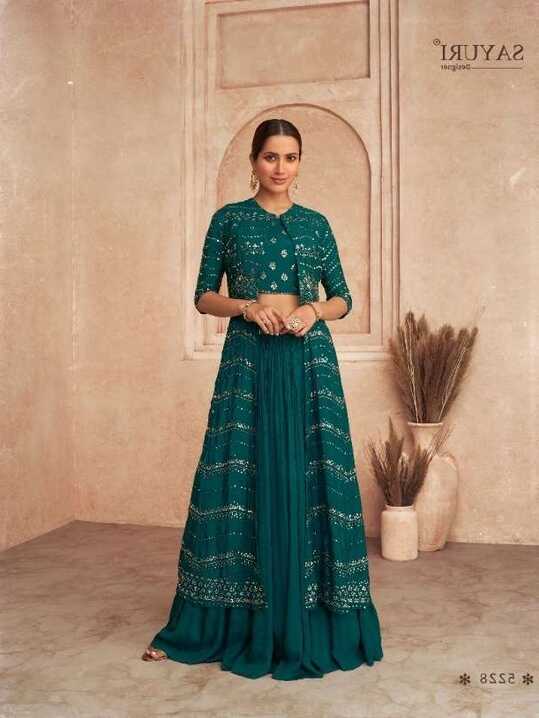 threads by sayuri designer fancy designer gown party wear ...