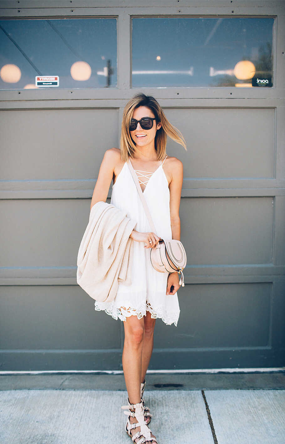 white summer dress hello fashion blog | Hello Fashion