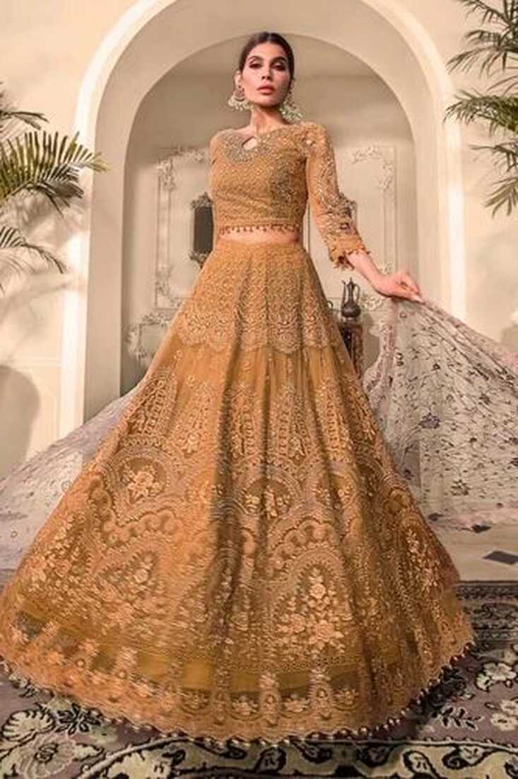 yellow Party Wear Pakistani Designer Lehenga at Rs 12000 in New ...