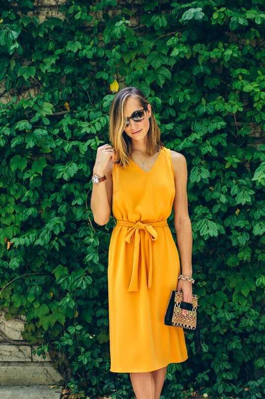 yellow dress idea for summer - Styleoholic